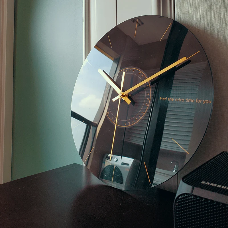 Luxury Watch House - Роскошные бесшумные настенные часы для гостиной,