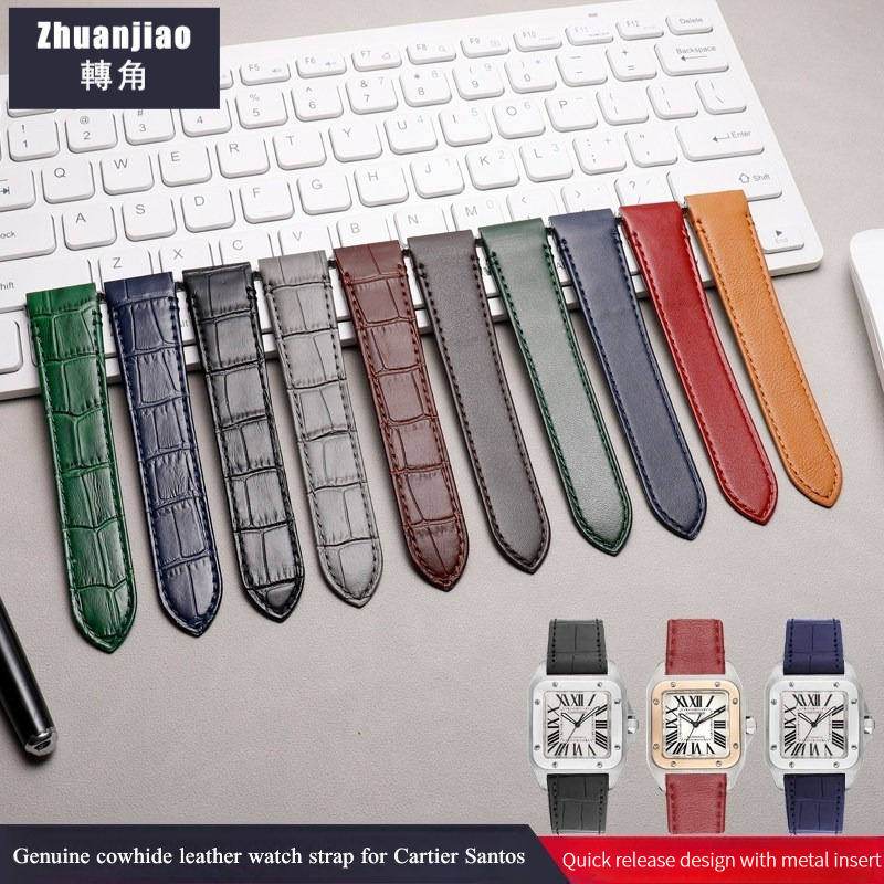 Cartier Watch Santos - Высококачественный ремешок для часов из воловьей