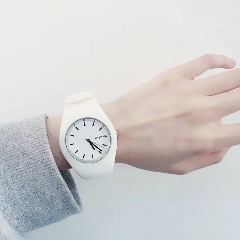 Dress Watch Ultra Thin - Мужские часы, женские кремовые ультратонкие модные