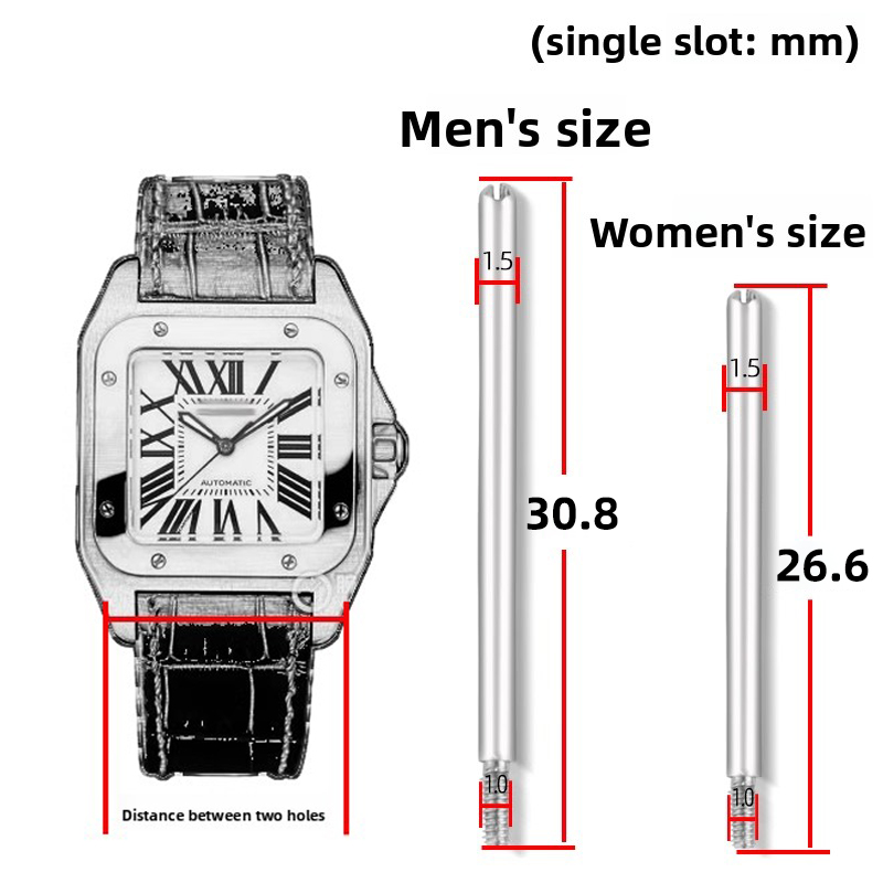 Cartier Watch Santos - Для Cartier Santos 100 ремешок для