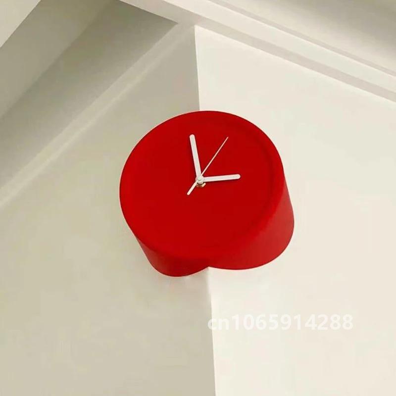 Luxury Watch House - 8-дюймовые угловые настенные часы, минималистичные настенные