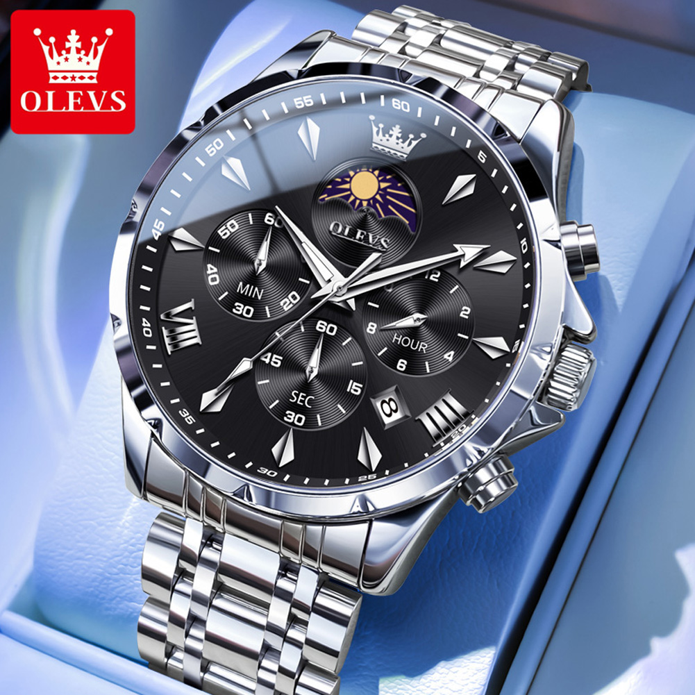 Zen Luxury Watch - Мужские часы OLEVS 3653 с календарем