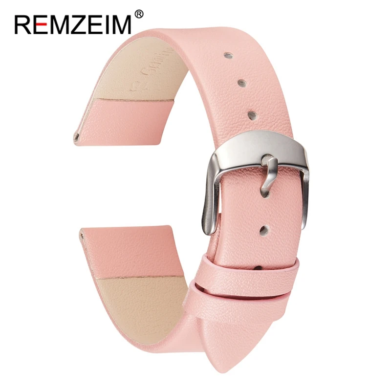 Dress Watch Ultra Thin - Ремешок REMZEIM женский из телячьей кожи,