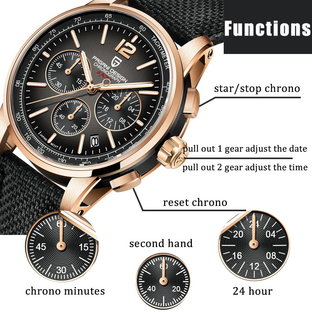 Zen Luxury Watch - PAGANI DESIGN новые мужские часы 41