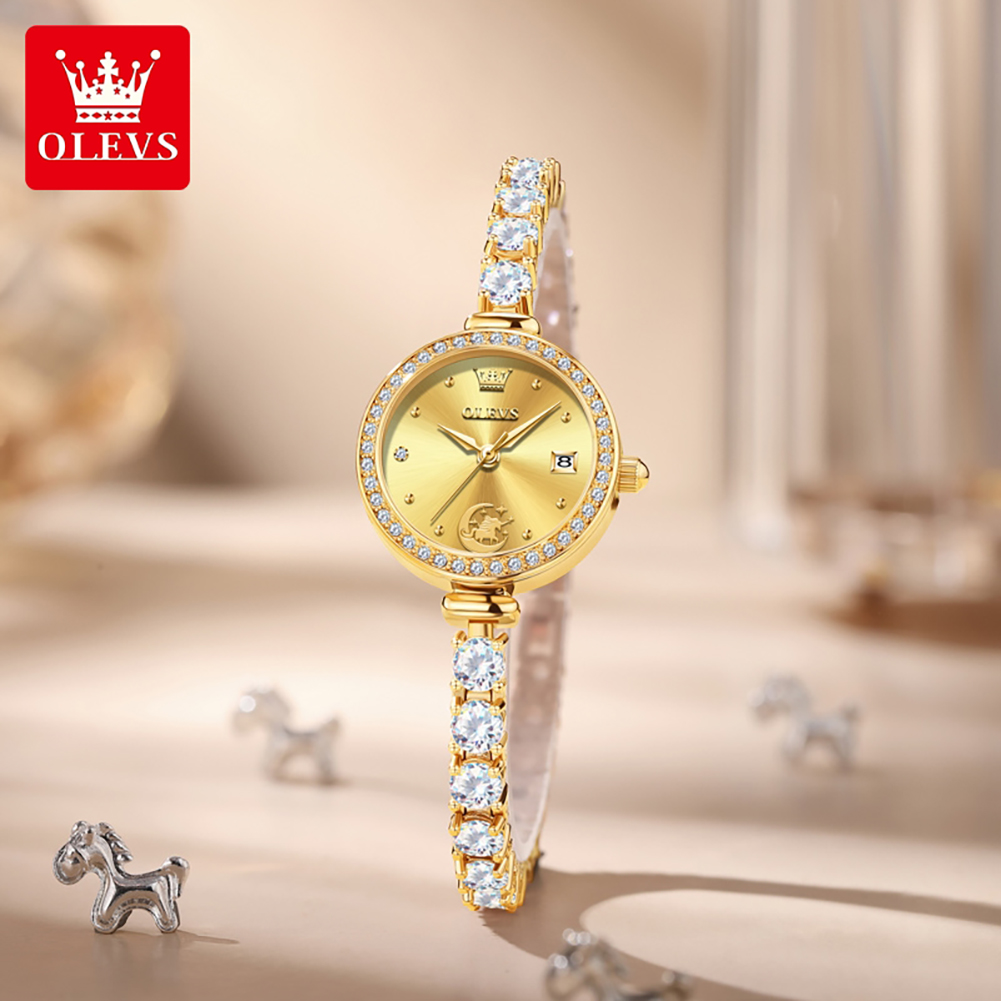 Luxury Watch E Jewellery - OLEVS Роскошные оригинальные женские часы с