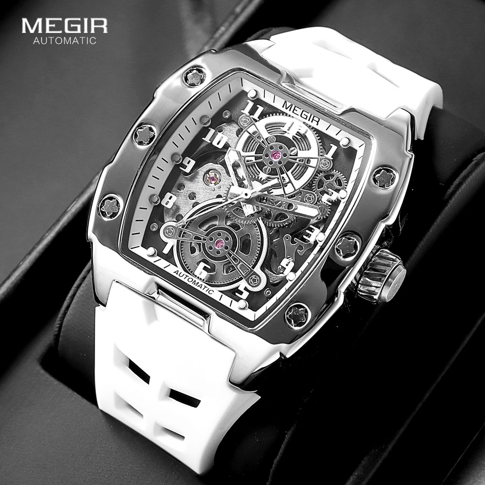 Luxury Watch Hublot - Модные спортивные автоматические часы Megir 8602,