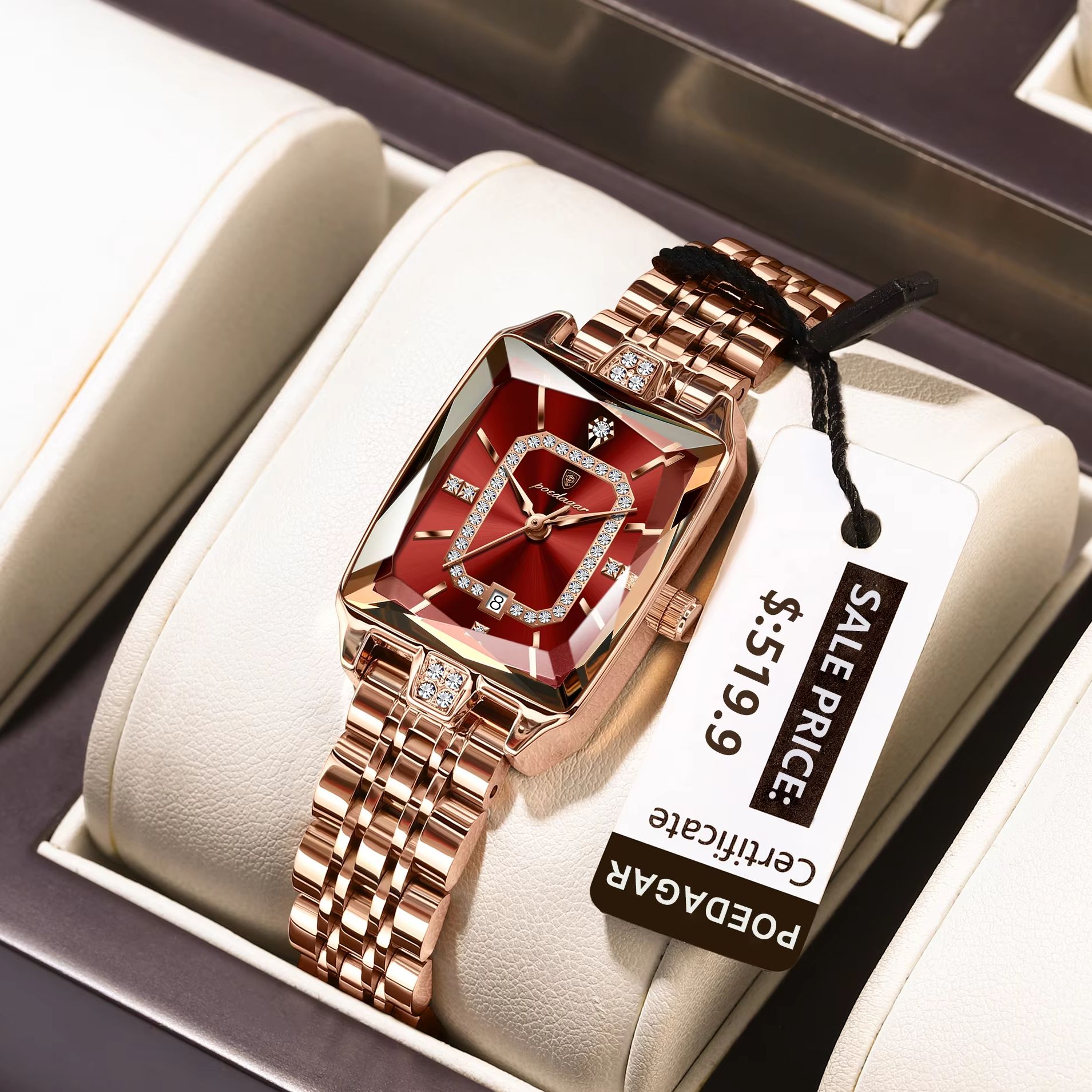 Luxury Watch Women - POEDAGAR модные элегантные женские наручные часы
