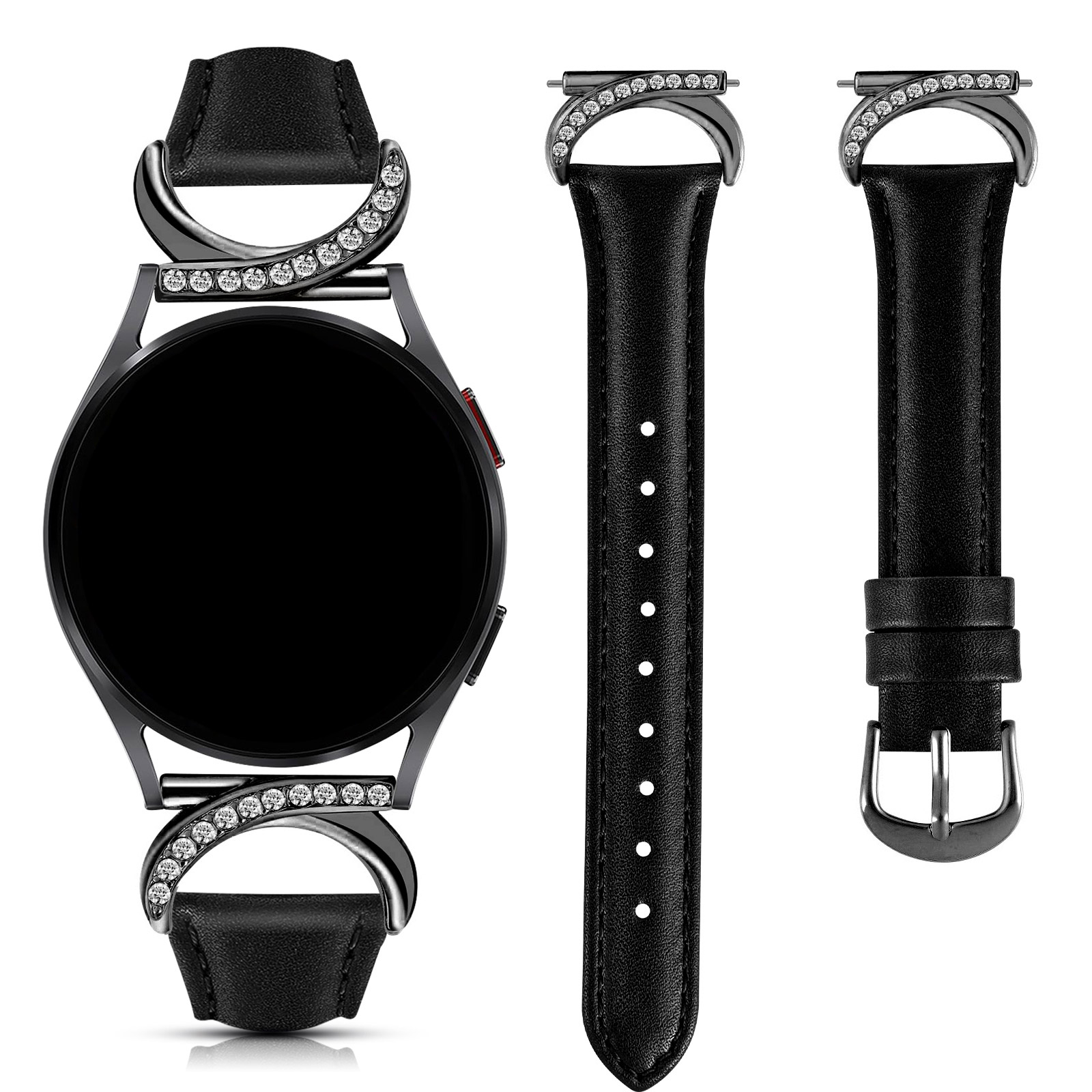 Dress Watch Ultra Thin - Кожаный ремешок p подходит для Samsung
