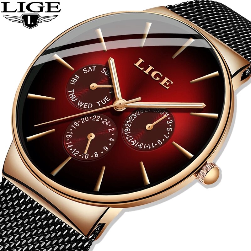 Luxury Watch Low Price - Новые модные мужские часы LIGE, лучший