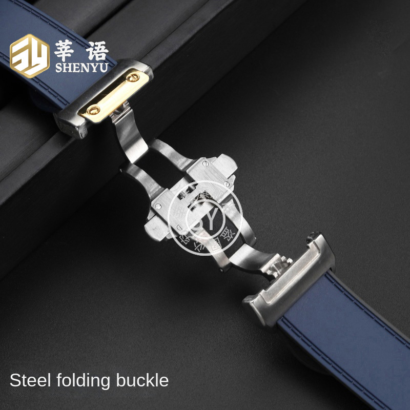 Резиновый ремешок Shenyu для ч – обзор и цена Cartier Watch Santos