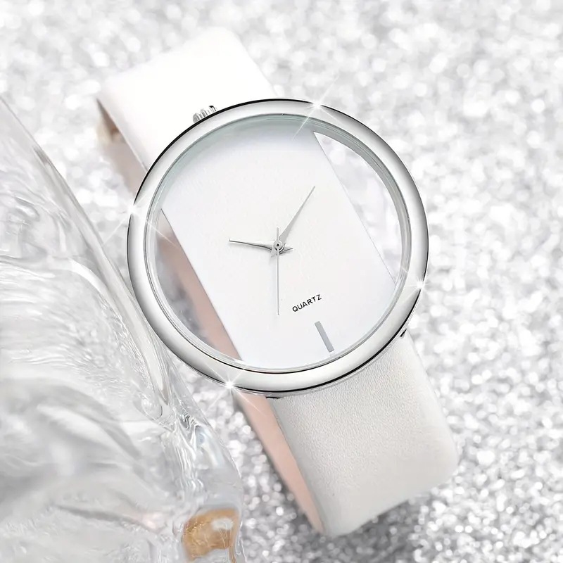 2 шт. модные белые простые час – обзор и цена Luxury Watch White