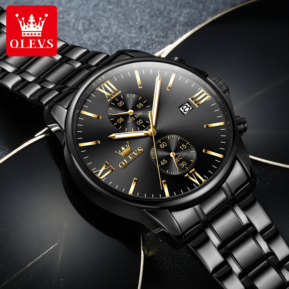 OLEVS 2886 Классические черные – обзор и цена Zen Luxury Watch