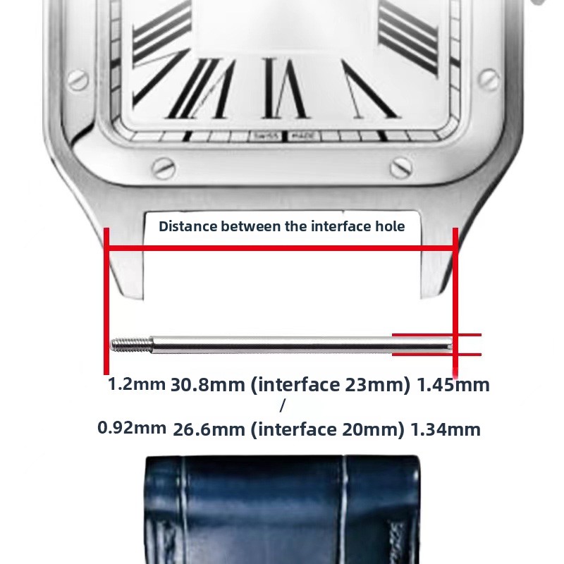 Для Cartier Santos 100 ремешок – обзор и цена Cartier Watch Santos