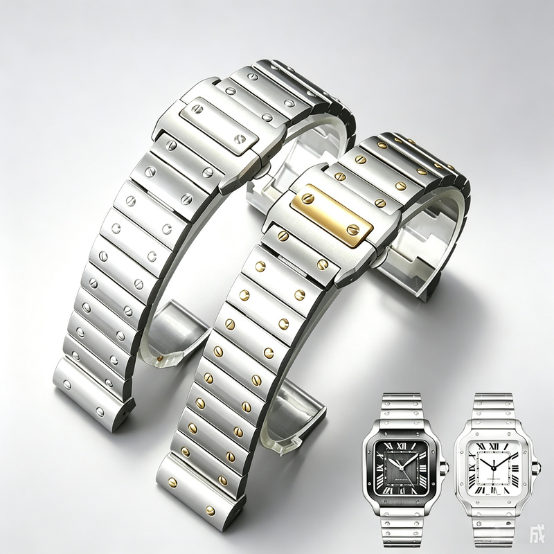 Мужской ремешок для часов из н – обзор и цена Cartier Watch Santos