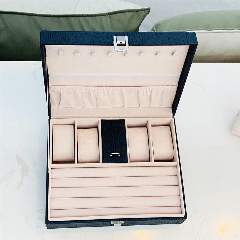 Портативная кожаная шкатулка д – обзор и цена Luxury Watch E Jewellery
