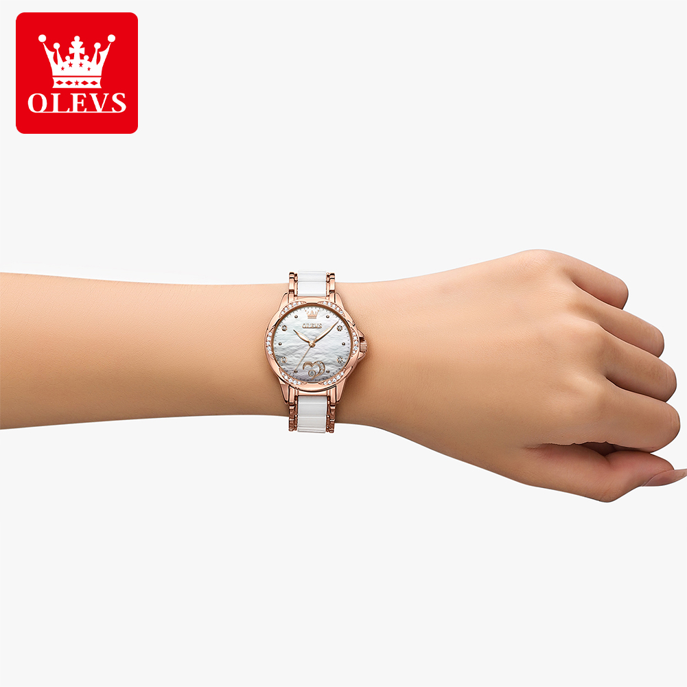 OLEVS 6631, автоматические мех – обзор и цена Open Heart Watch