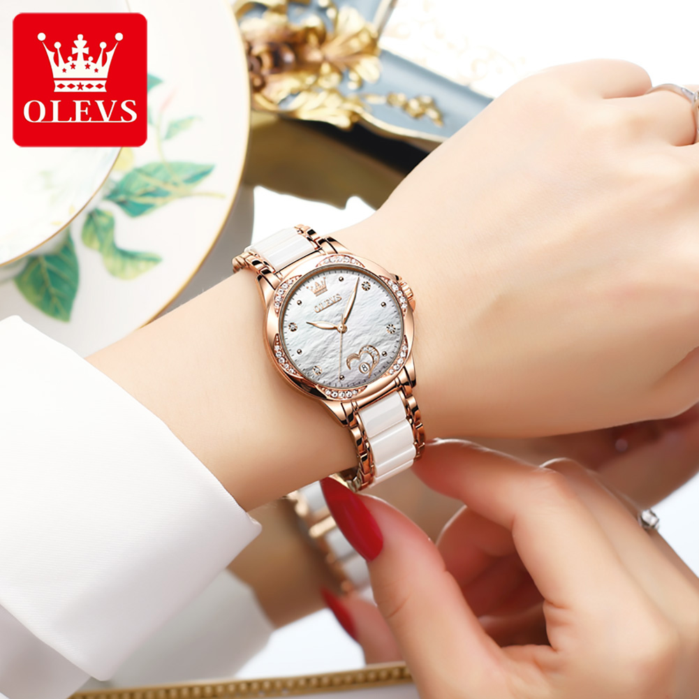OLEVS 6631, автоматические мех – обзор и цена Open Heart Watch