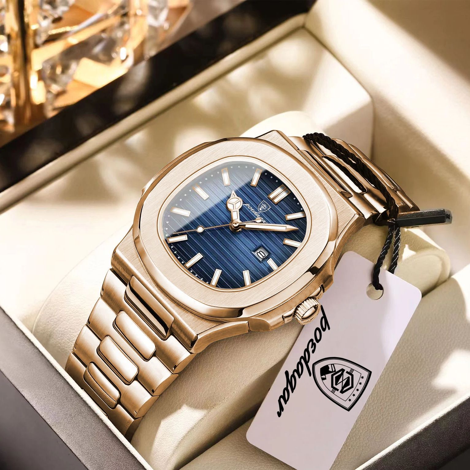 Модные часы для пар POEDAGAR,  – обзор и цена Open Heart Watch
