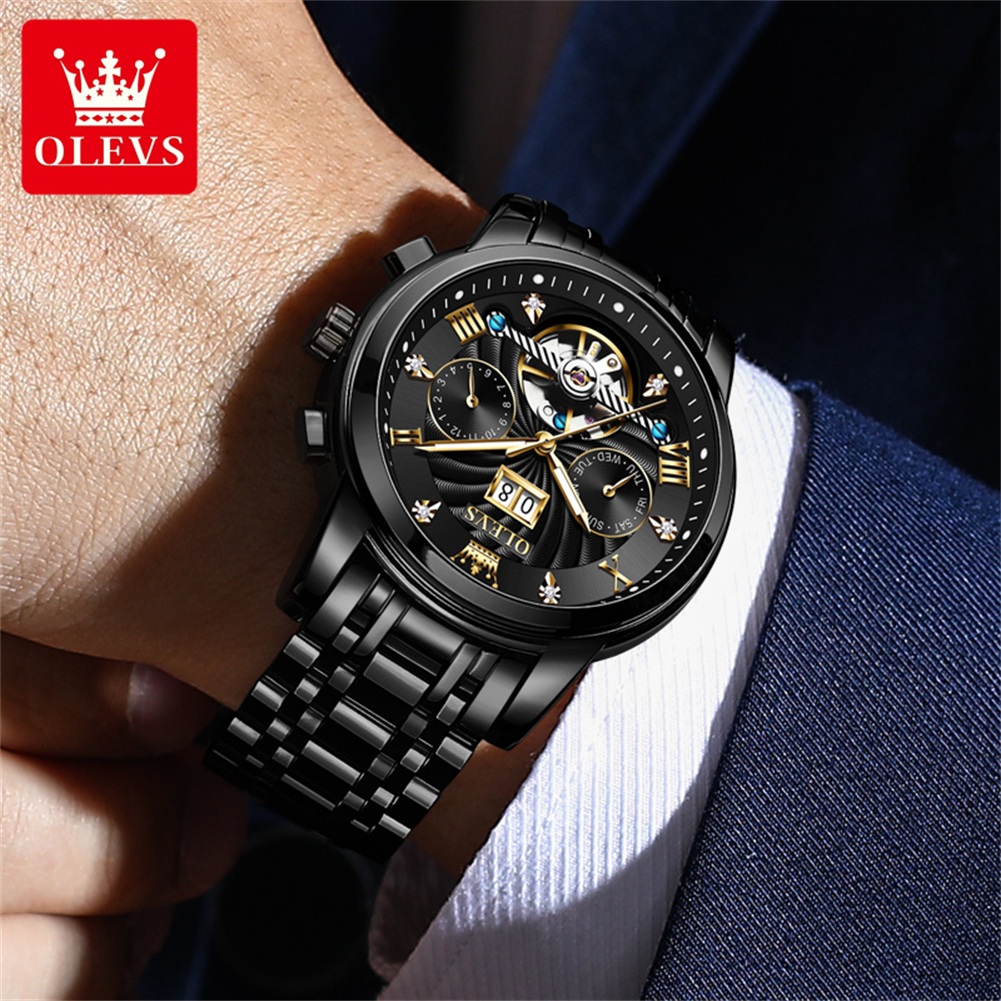 Классические мужские часы OLEV – обзор и цена Open Heart Watch