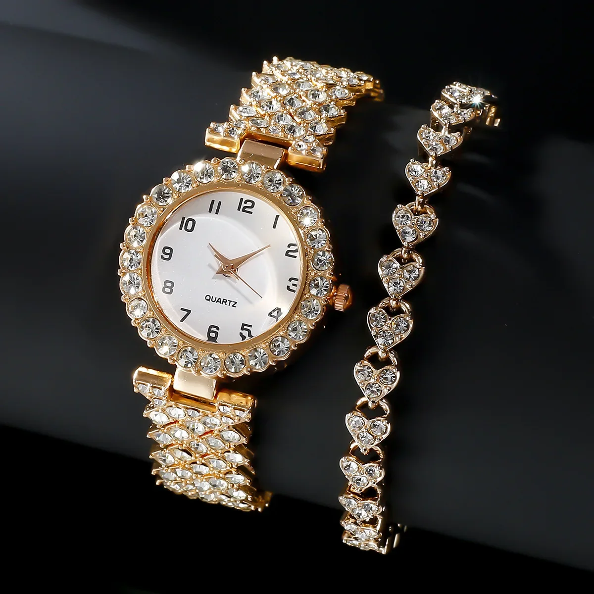 1 шт./2 шт. роскошные модные ж – обзор и цена Luxury Watch Women