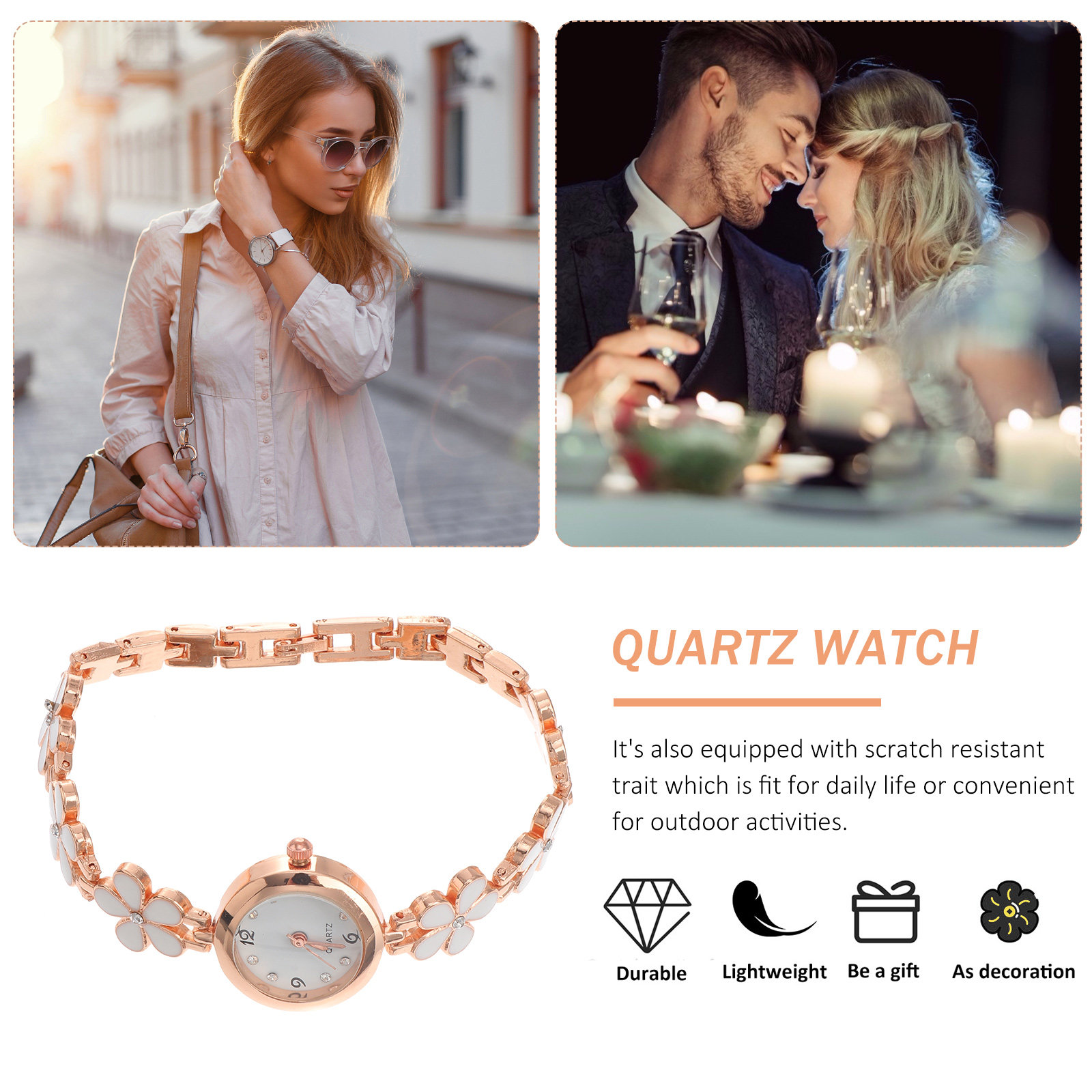 Элегантные женские часы-брасле – обзор и цена Luxury Watch White