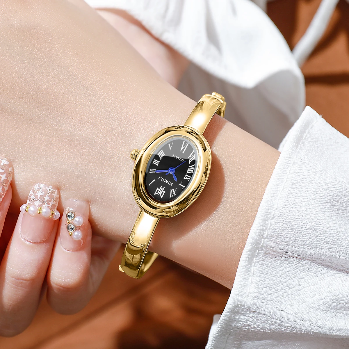 2026XIMILI Винтажные овальные  – обзор и цена Luxury Watch White