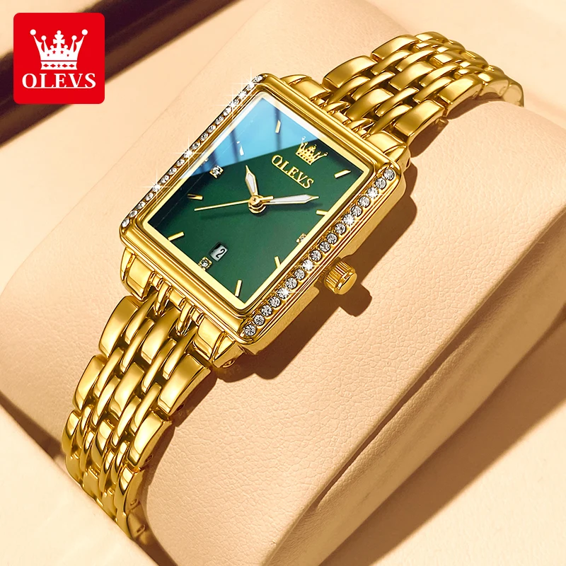 OLEVS 9995 Женские часы с дато – обзор и цена Luxury Watch Women