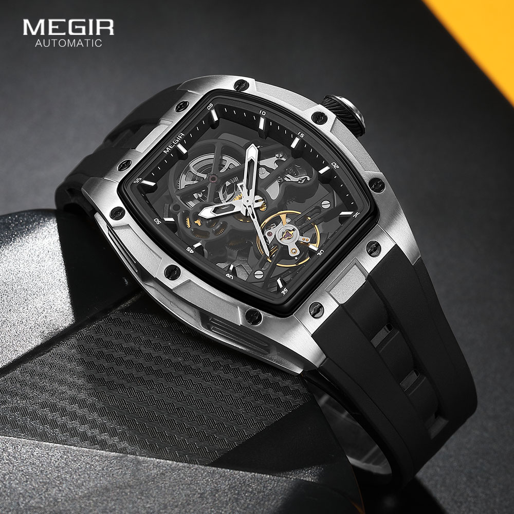 Часы MEGIR Мужские механически – обзор и цена Luxury Watch Hublot